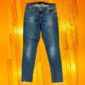 Lucky Brand distressed, stretch jeans